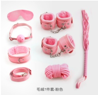 束缚皮革毛绒7件套SM调教捆绑 6937486620689 6937486620702 6937486620719(图1)