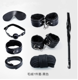 束缚皮革毛绒7件套SM调教捆绑 6937486620689 6937486620702 6937486620719(图2)