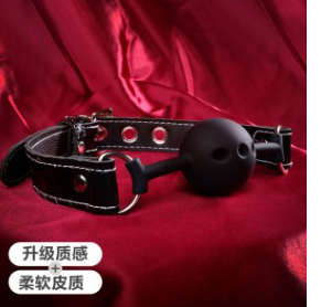 SM硅胶镂空口球口塞另类玩具调情6974408080954(图3)